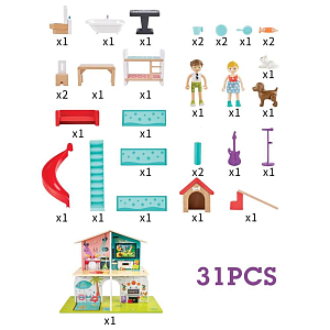 Кукольный домик Hape, музыкальный